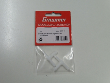 Graupner hose connector 4mm | 3 connections # 562.1