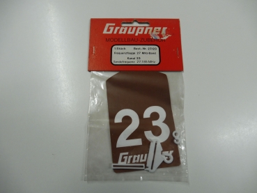 Graupner frequency flag 27Mhz / channel 23 # 27.23