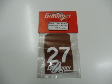 Graupner frequency flag 27Mhz / channel 27 # 27.27