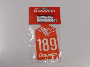Graupner frequency flag 35Mhz / channel 189 # 35.189