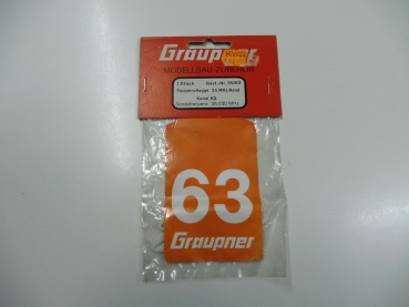 Graupner frequency flag 35Mhz / channel 63 # 35.63