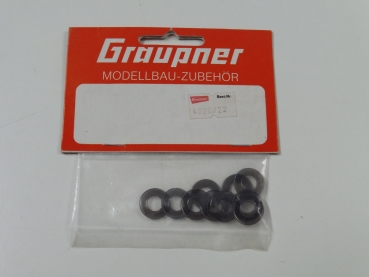 Graupner Optima plastic washers | 10 pieces #4928.22 / OT-22