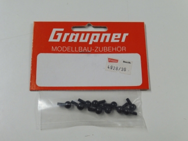 Graupner Optima joint ball M2.6 | 10 pieces #4928.36