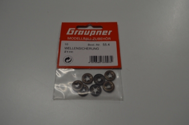 Graupner Wellensicherung Ø4,0mm | 10 Stück  #55.4