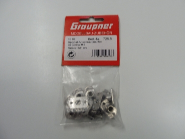 Graupner special screw-in nut with thread M5, 19x11mm ,10 peces # 725.5