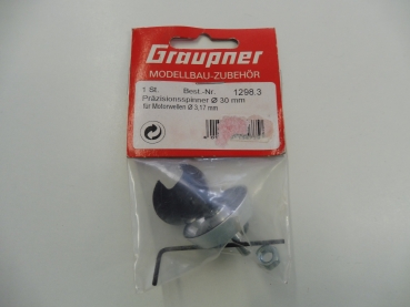 Graupner Präzisionsspinner / Spinner 30mm , Welle 3,17mm #1298.3