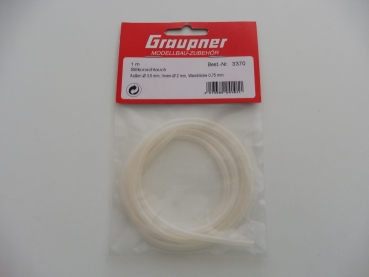 Graupner silicone hose 2x3.5mm, 1m # 3370