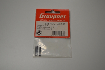 Graupner clamping sleeve 2x16mm #4618.65