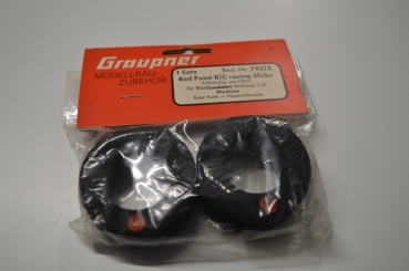 Graupner foam rubber tires 1:12 | Red Point | Medium #792.3
