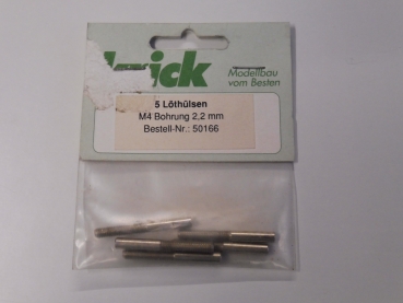 Krick Solder Sleeves | Bore M4 | 2.2mm | 5 pieces #50166