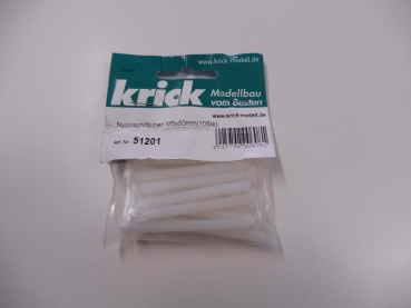 Krick nylon screws M5x50, slotted, pack of 10 # 51201