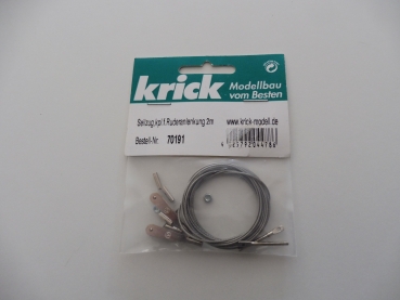 Krick cable for rudder linkage complete # 70191
