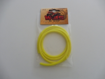 Fuel hose yellow 2x5mm, 1m