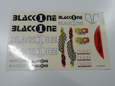SG Black One decal sheet # 709340100