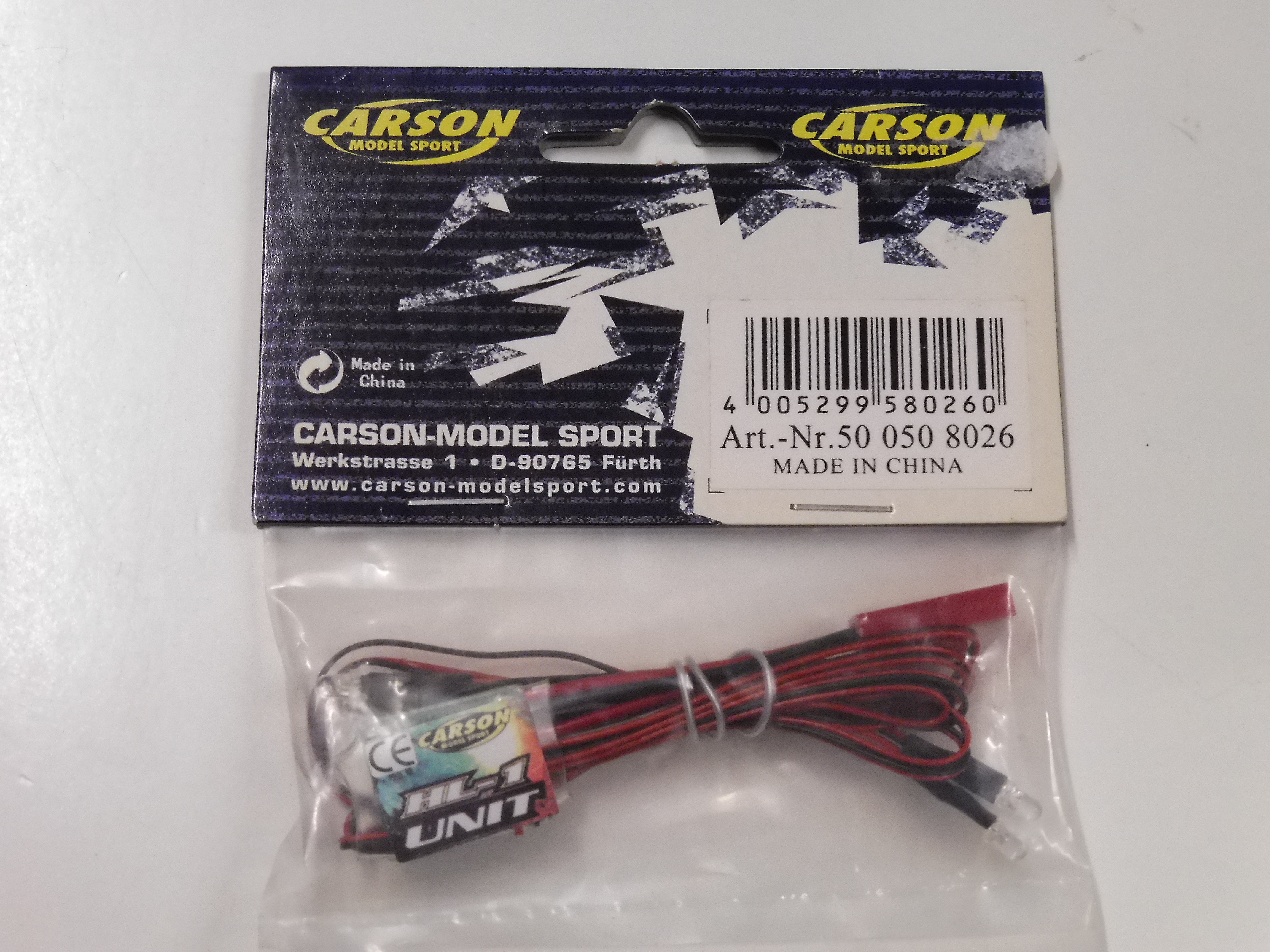 Carson 500508026-Hélicoptère DEL beleuchtungseinhait hl-1 
