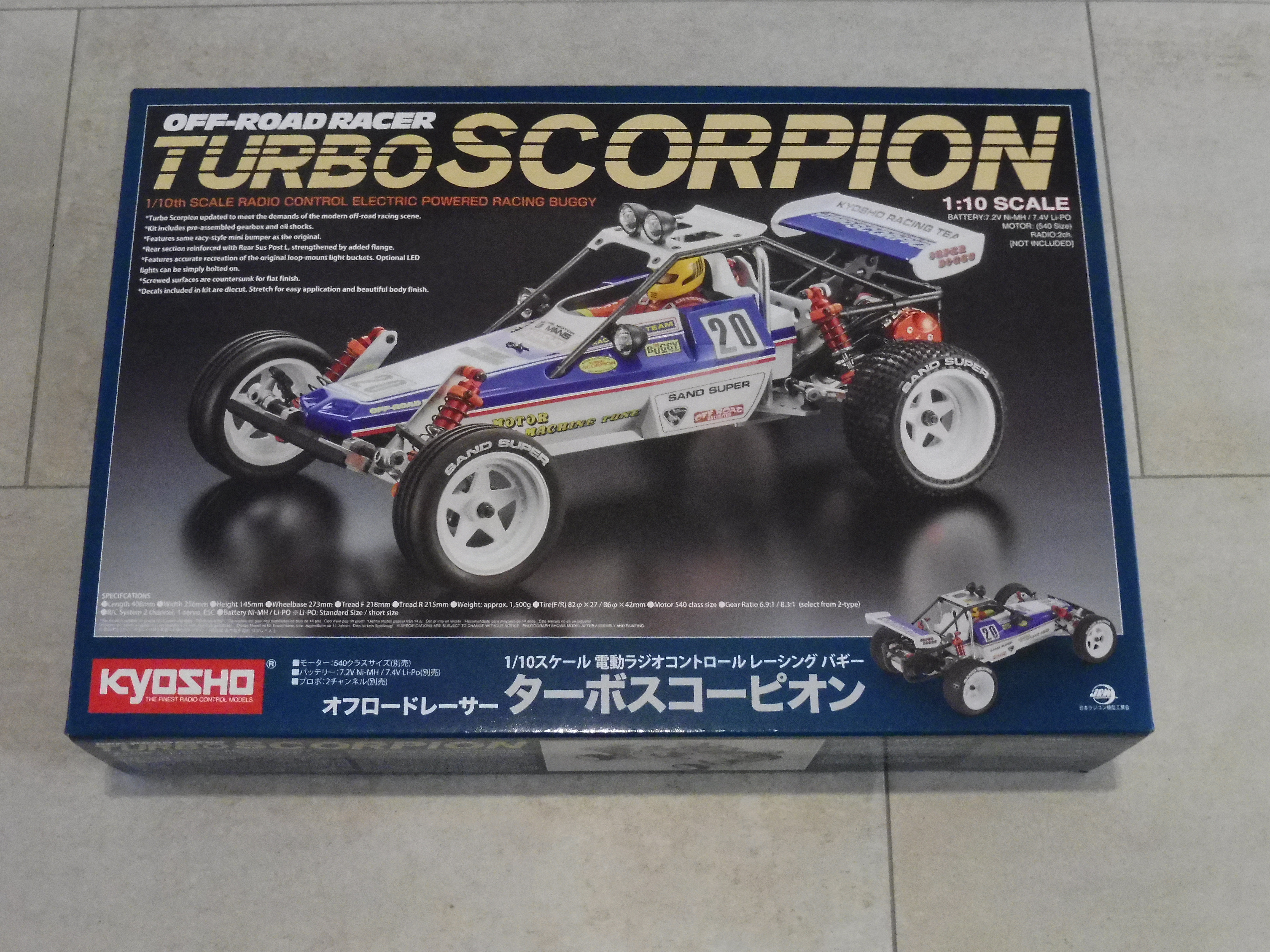 KYOSHO TURBO SCORPION 1/10 ターボスコーピオン復刻