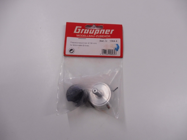 Graupner Präzisionsspinner / Spinner 38 mm , Welle 4 mm #1304.4