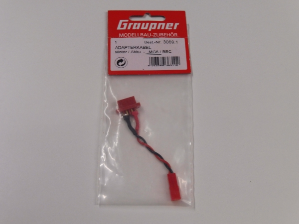 Graupner adapter cable MG6 - BEC # 3096.1