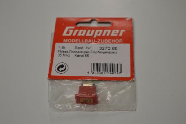 Graupner JR FMsss Doppelsuper-Empfängerquarz | 35Mhz | K66 #3270.66