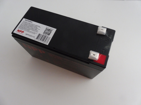 NPP 12V Power lead acid battery | 9A | HR-1234W #HR1234W - T2